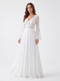 IOLANTHE Women's Long Sleeve Lace Boho Maxi Cover-Up Dress