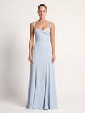 VALERIAN Women's Corset Bodice Sweetheart Mermaid Maxi Dress