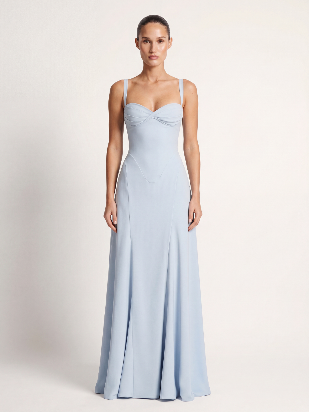 VALERIAN Women's Corset Bodice Sweetheart Mermaid Maxi Dress